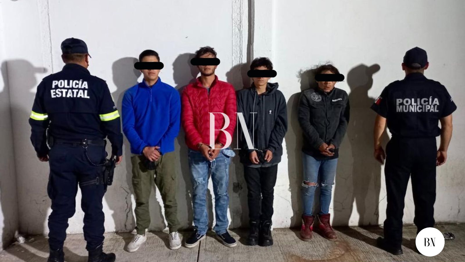 Echaban bala en La  Loma, fueron detenidos